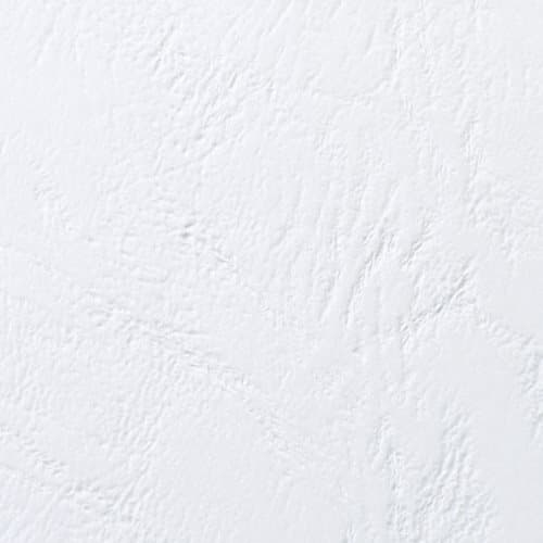 GBC LeatherGrain Binding Covers 250gsm A4 White (100)