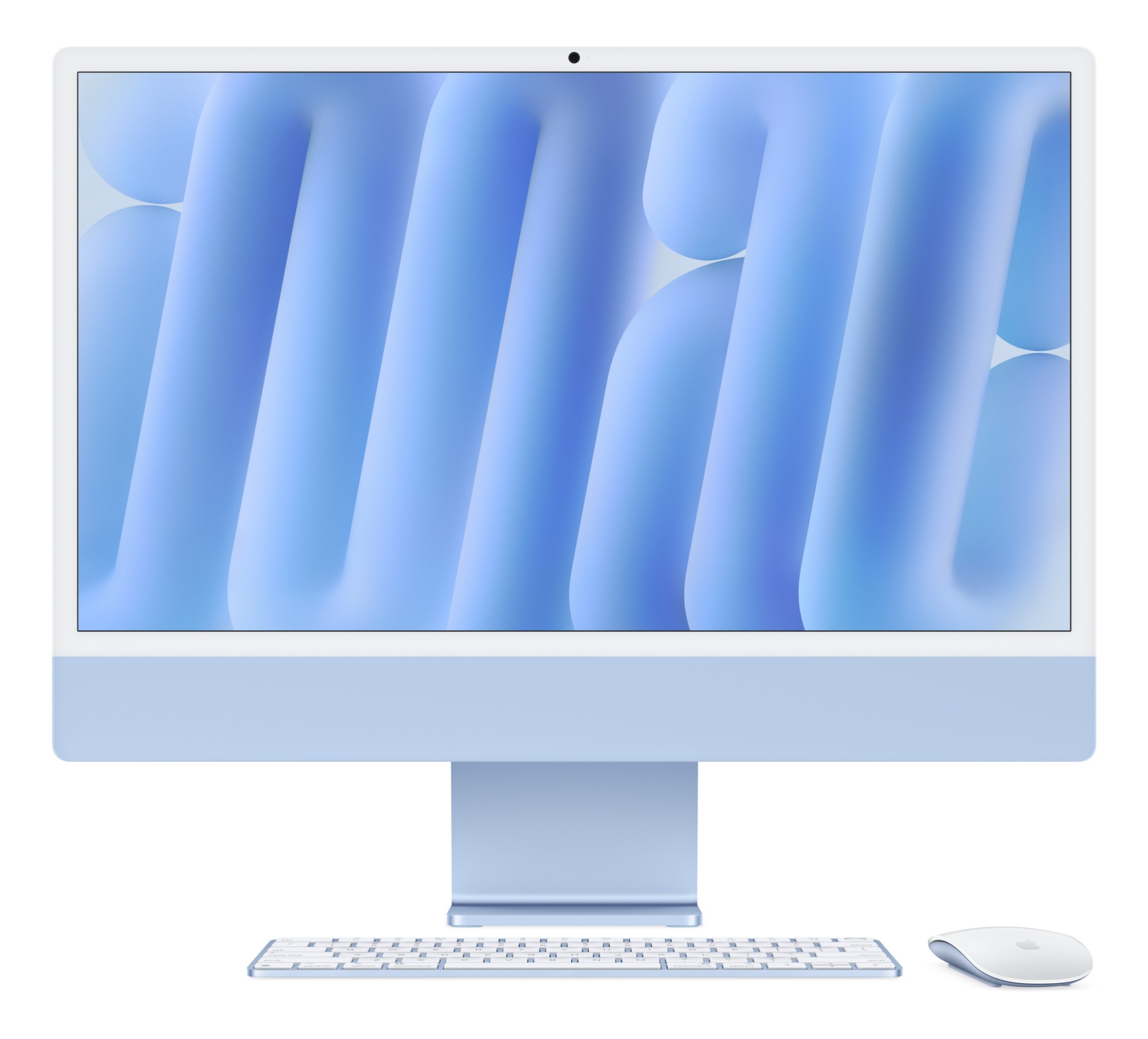 Apple Blue Imac 24-Inch With Retina 4.5K Display: M4 Chip With 10‑Core Cpu