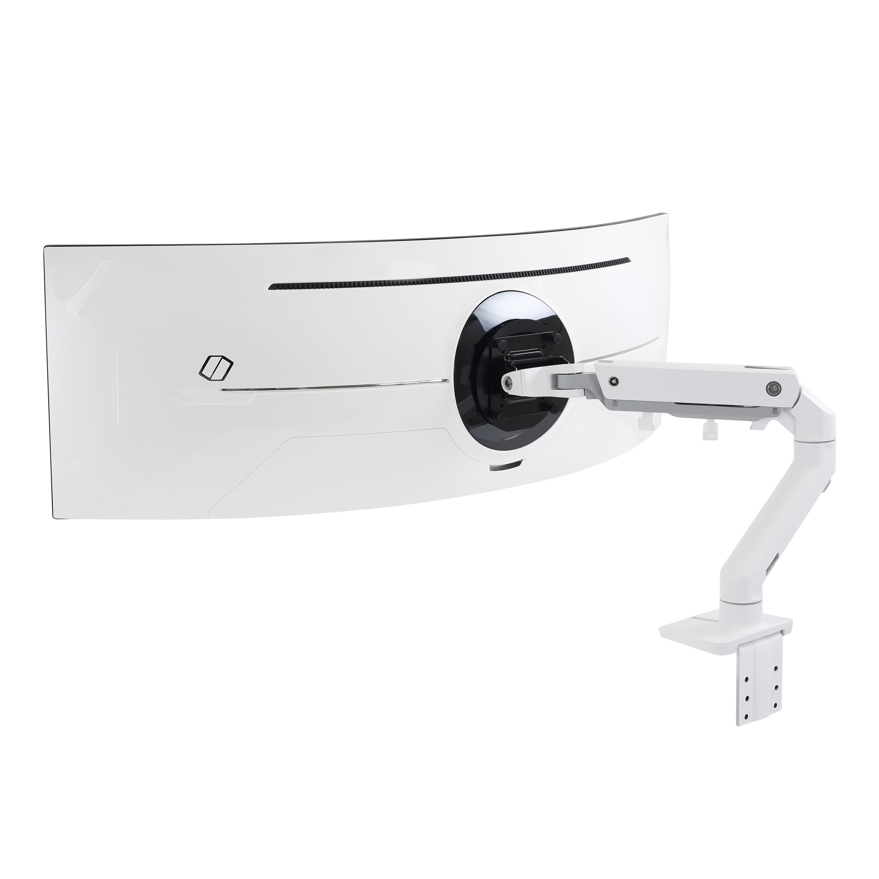 Image of Ergotron HX Series HX Desk Monitor Arm with HD Pivot (white)