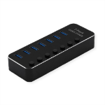 ROLINE 14.02.5057 interface hub USB 3.2 Gen 1 (3.1 Gen 1) Type-A 5120 Mbit/s Black