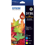 Epson 312XL ink cartridge 4 pc(s) Original High (XL) Yield Black, Cyan, Magenta, Yellow