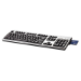 HP USB SmartCard CCID Keyboard, US/INT teclado QWERTY Internacional de EE.UU. Negro, Plata