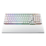 ASUS ROG STRIX SCOPE II 96 WL Snow Switch Wireless Gaming Mechanical Keyboard, Tri-mode Connection, Streamer hotkeys, PBT Keycaps (White), Quiet