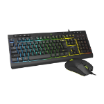Acteck Aurean Pro MK477G teclado Ratón incluido USB Negro