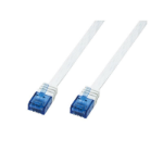 FDL 2M CAT.5e UTP FLAT PATCH CABLE - WHITE