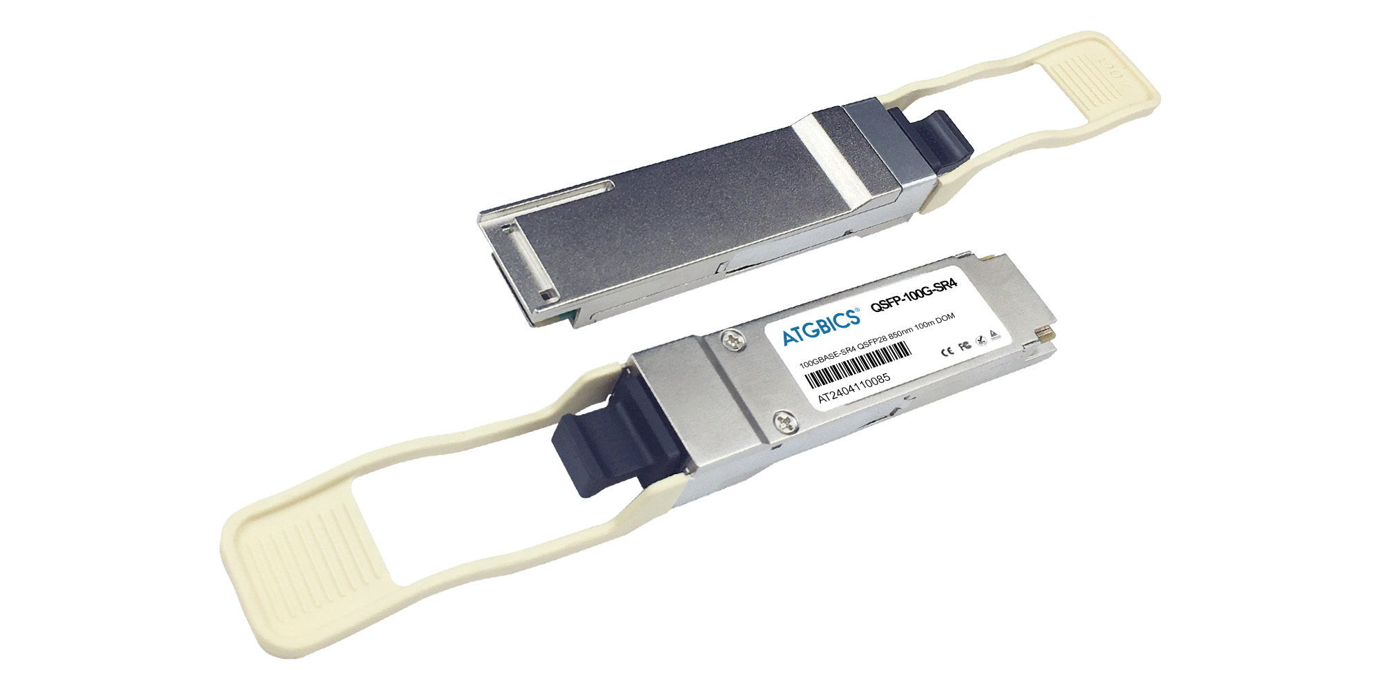 ATGBICS 740-058734 Juniper compatible Transceiver QSFP28 100GBase-SR4 (850nm MMF 100m MPO DOM)