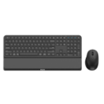 Philips 6000 series SPT6607B/26 keyboard Mouse included Universal RF Wireless + Bluetooth QWERTZ German Black