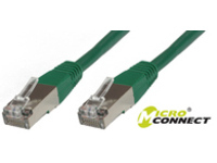 Image of Microconnect SSTP CAT6 3M networking cable Green S/FTP (S-STP)