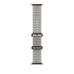 Apple 49mm Translucent Gray Ocean Band - Black Titanium Finish