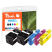 Peach PI300-865 ink cartridge 5 pc(s) Compatible High (XL) Yield Black, Cyan, Magenta, Yellow