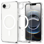 Spigen Crystal Hybrid (MagFit) mobiele telefoon behuizingen 15,5 cm (6.1") Hoes Transparant, Wit