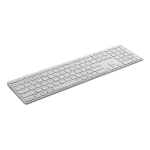 Rapoo E9800M keyboard Universal USB + Bluetooth QWERTY White