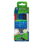 Staedtler Lumocolor Permanent permanent marker Black, Blue, Green, Red