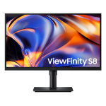 Samsung S8 S80UH 27" (16:9) 5K IPS MONITOR, 60HZ, DP, HDMI, USB-C 90W, TILT, H/ADJ, 3YR