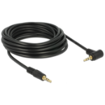 DeLOCK 5m 3.5mm M/M audio cable Black