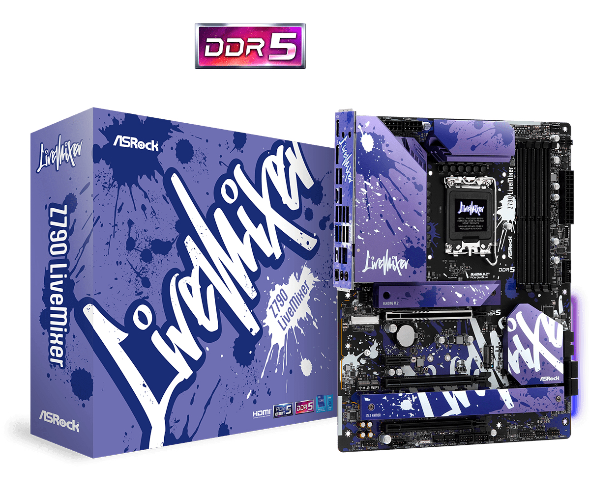 Image of Asrock Z790 LiveMixer Intel Z790 LGA 1700 ATX
