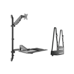 LevelOne Equip 650170 17-32 Single Monitor Wall-Mounted Workstation