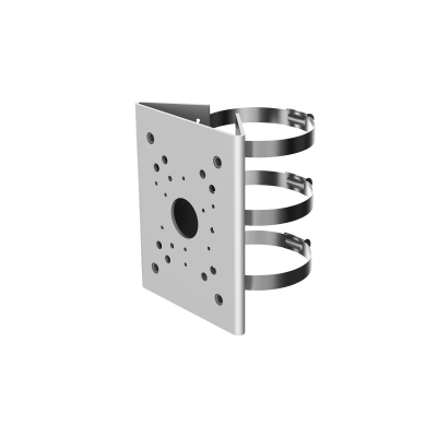 Silver Grey Pole Mount Bracket thumbnail