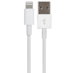 Maplin Lightning Connector to USB-A Charging Cable White - 1m