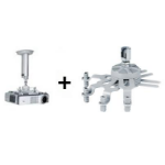 SMS Smart Media Solutions Proj CL F250 A/S incl Uni project mount Wall Silver