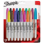 Sharpie Fine marker 18 pc(s) Multicolour Fine tip
