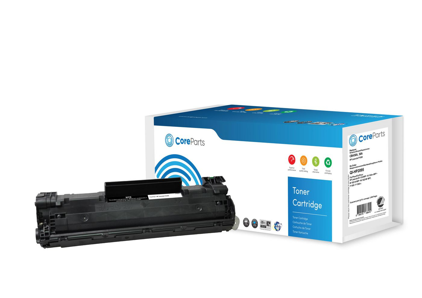 Image of CoreParts QI-HP2095 toner cartridge 1 pc(s) Compatible Black