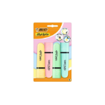 BIC Tank Highlighters Pastel Assorted Pack of 4