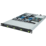 GIGABYTE R163-S30-AAG1 LGA 4677 (Socket E) Rack (1U) Zwart, Staal
