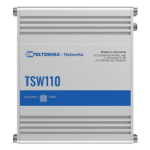 Teltonika TSW110 Unmanaged Gigabit Ethernet (10/100/1000) Power over Ethernet (PoE) Blue, Grey