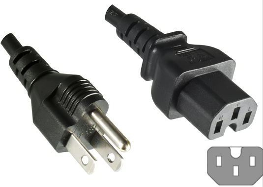 Microconnect PE110618 power cable Black 1.8 m C15 coupler