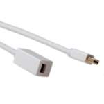 ACT 1 meter Mini DisplayPort verlengkabel, male - female