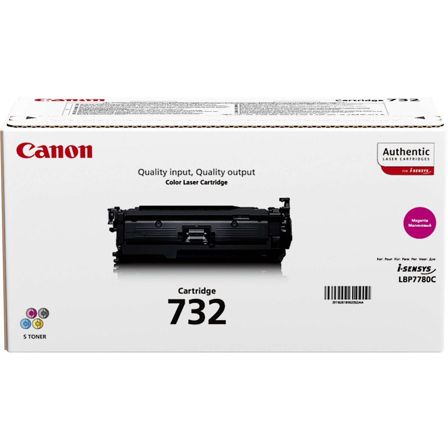 Image of Canon 6261B002/732M Toner cartridge magenta, 6.4K pages ISO/IEC...