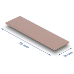 DeLOCK 18480 heat sink compound Thermisch pad 3 W/m·K