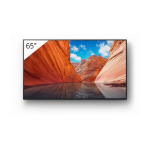 Sony FWD-65X80J Digital signage flat panel 165.1 cm (65") LED Wi-Fi 440 cd/m² 4K Ultra HD Black Android 10