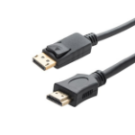 connektgear 2m DisplayPort to HDMI Connector Cable - Male to Male Gold Connectors