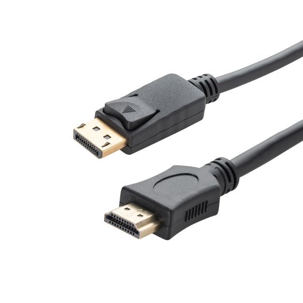 1M DP TO HDMI CONNECTO GOLD