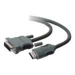 Belkin HDMI - DVI-D M/M 1.8m 1,8 m HDMI Type A (Standard) Noir