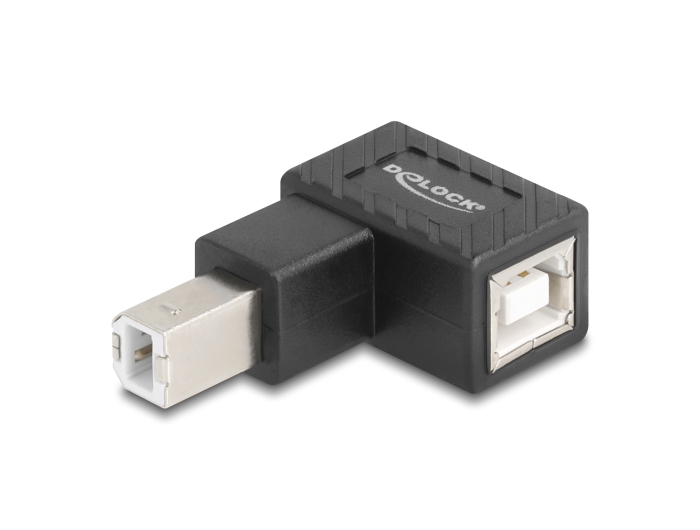 EU Product - Adapter USB 2.0 B Stecker zu B Buchse 90� gew. unten thumbnail