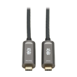 Tripp Lite U420F-15M-D321 USB cable 590.6" (15 m) USB 3.2 Gen 2 (3.1 Gen 2) USB C Gray, Black