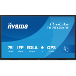 iiyama TE7512MIS-B4AG beeldkrant Digitale signage flatscreen 165,1 cm (65") LCD Wifi 400 cd/m² 4K Ultra HD Zwart Touchscreen Type processor Android 11 24/7