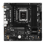 Asrock B860M Pro-A WiFi Intel B860 LGA 1851 (Socket V1) micro ATX