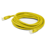 AddOn Networks ADD-7FSLCAT6A-YW networking cable Yellow 2.13 m Cat6a U/UTP (UTP) Round