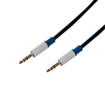 LogiLink BASC15 audio cable 1.5 m 3.5mm Black, Blue, Gray