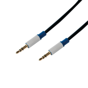 Image of LogiLink BASC15 audio cable 1.5 m 3.5mm Black, Blue, Gray