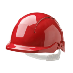 Centurion Concept Reduced Peak Vented Safety Helmet Red