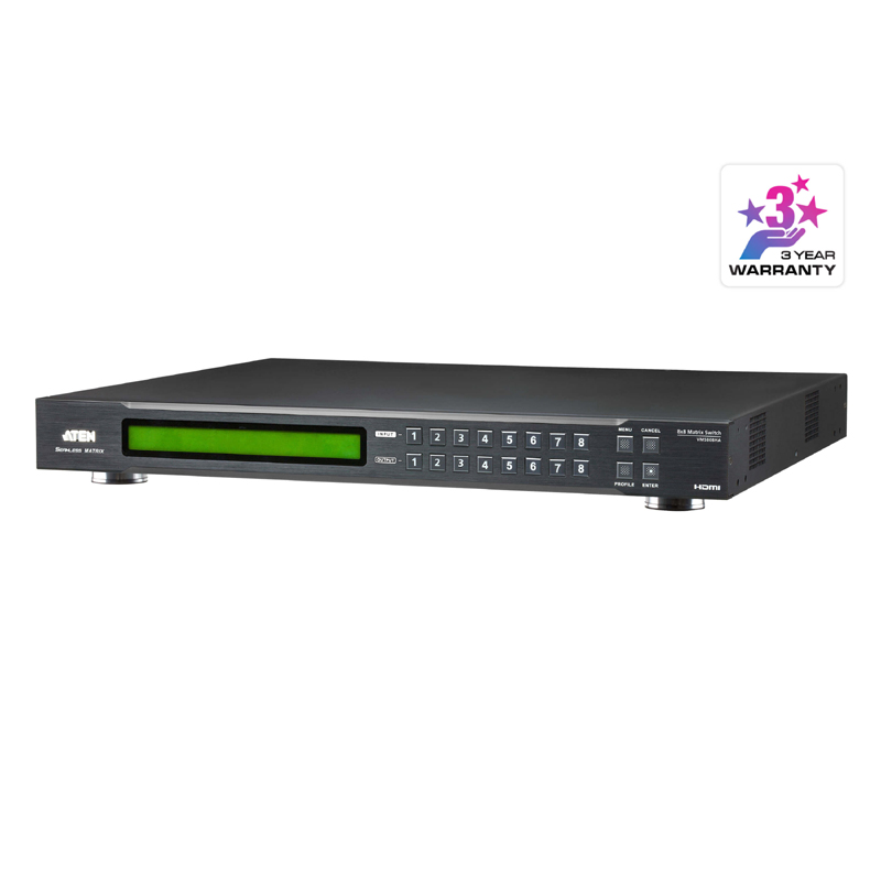Image of ATEN 8x8 HDMI Matrix with Scaler