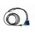 Vertiv Avocent PS2IAC-7 cable interface/gender adapter VGA, 2xPS/2 RJ-45 Black, Blue, Green, Purple