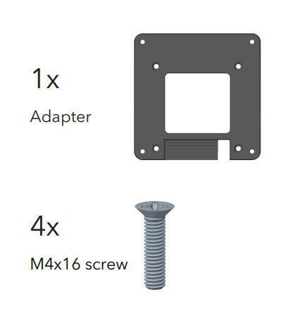 Image of Elo Touch Solutions 100mm adaptor kit for 15-inch I-Series for...