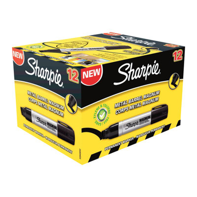 Image of Sharpie Magnum permanent marker Black 12 pc(s)