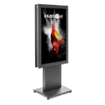 Hagor 5822 flat panel bureau steun 121,9 cm (48") Vloer Zwart